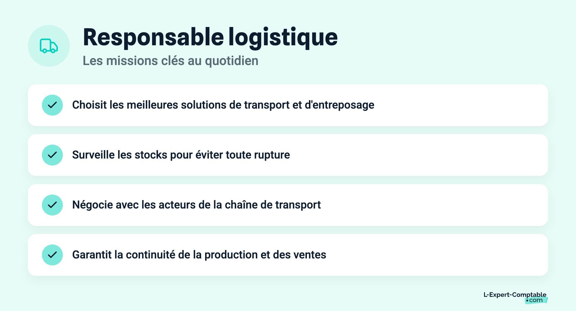 Responsable logistique